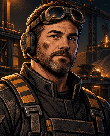 A Carbon yard engineer in a construction yard